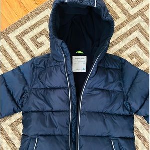J Crew Boys Navy Puffer- like new!